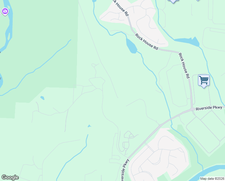 map of restaurants, bars, coffee shops, grocery stores, and more near 2421 Echo Road in Lithia Springs