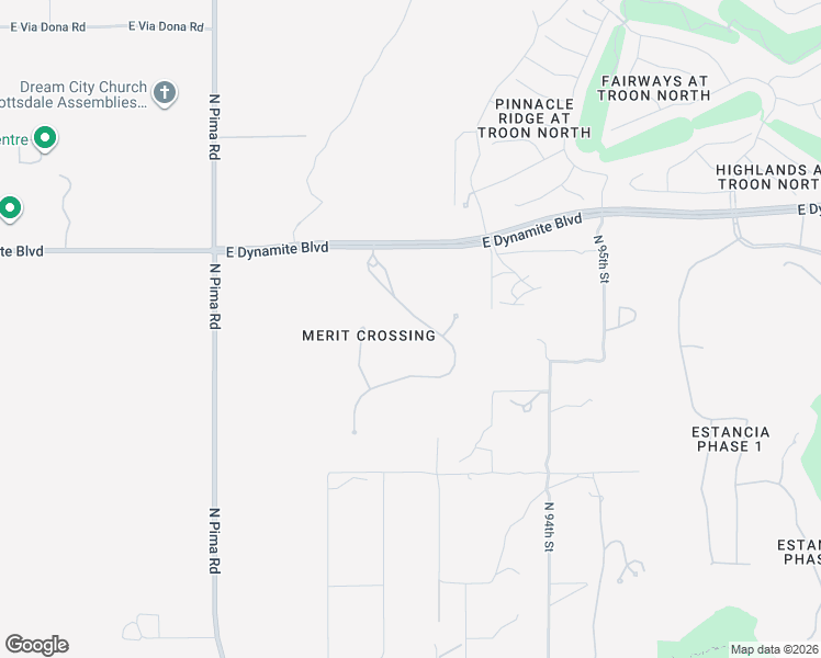 map of restaurants, bars, coffee shops, grocery stores, and more near 28132 North 91st Street in Scottsdale