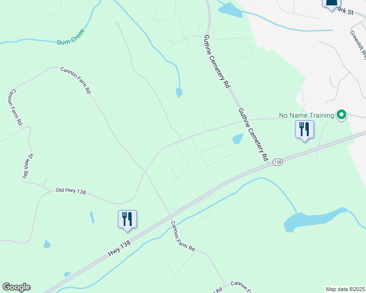 map of restaurants, bars, coffee shops, grocery stores, and more near 1806 Cedar Oaks Lane in Oxford