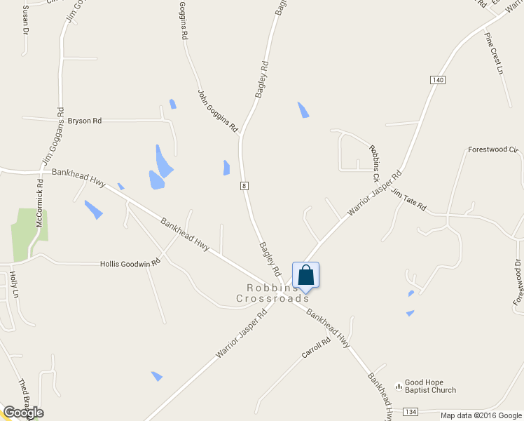 map of restaurants, bars, coffee shops, grocery stores, and more near 7835 Bagley Road in Dora