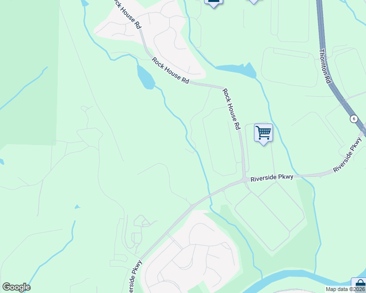 map of restaurants, bars, coffee shops, grocery stores, and more near 2421 Echo Road in Lithia Springs