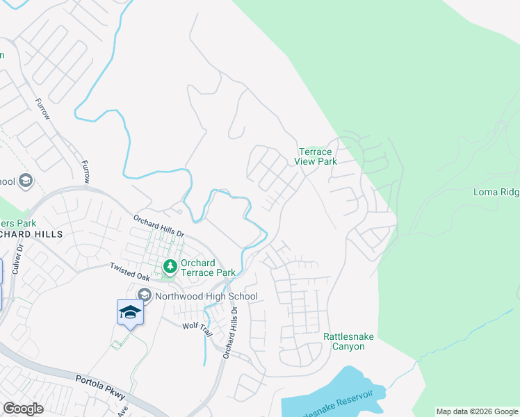 map of restaurants, bars, coffee shops, grocery stores, and more near 104 Winnett in Irvine