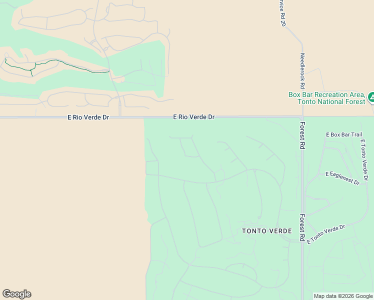 map of restaurants, bars, coffee shops, grocery stores, and more near 27912 Tranquilo Way in Rio Verde