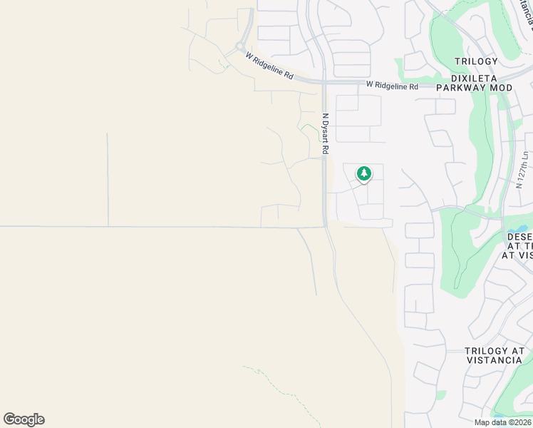 map of restaurants, bars, coffee shops, grocery stores, and more near 12832 W Jomax Rd in Surprise