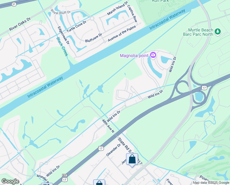 map of restaurants, bars, coffee shops, grocery stores, and more near 4847 Carnation Circle in Myrtle Beach