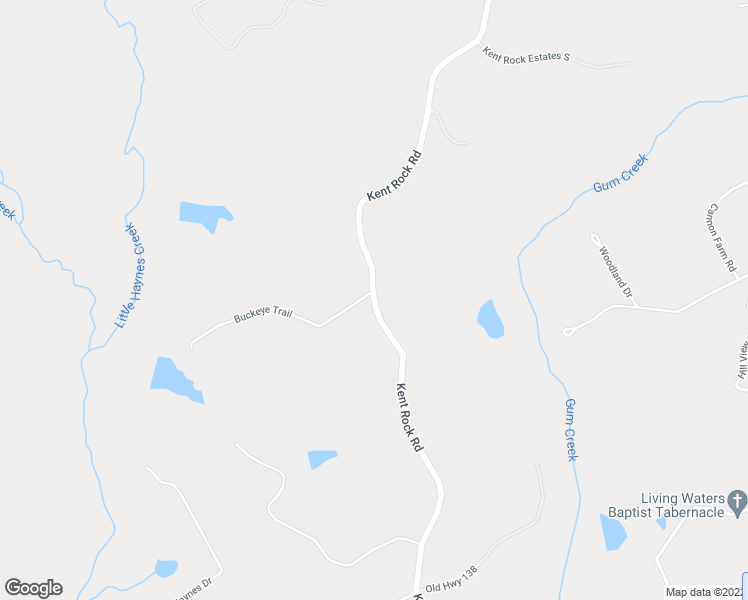map of restaurants, bars, coffee shops, grocery stores, and more near 5748 Kent Rock Road in Loganville