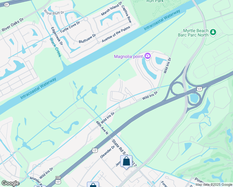 map of restaurants, bars, coffee shops, grocery stores, and more near 4856 Carnation Circle in Myrtle Beach