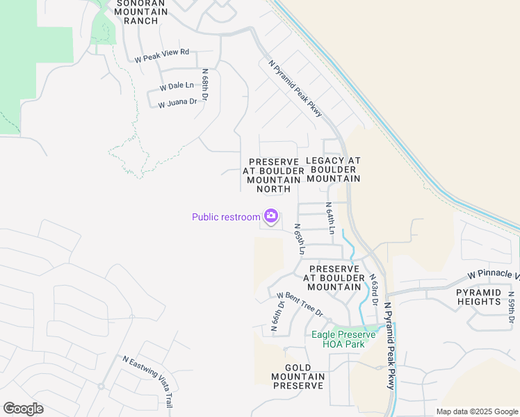 map of restaurants, bars, coffee shops, grocery stores, and more near 6638 West Red Fox Road in Phoenix