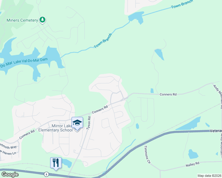 map of restaurants, bars, coffee shops, grocery stores, and more near 317 Freeman Circle in Villa Rica