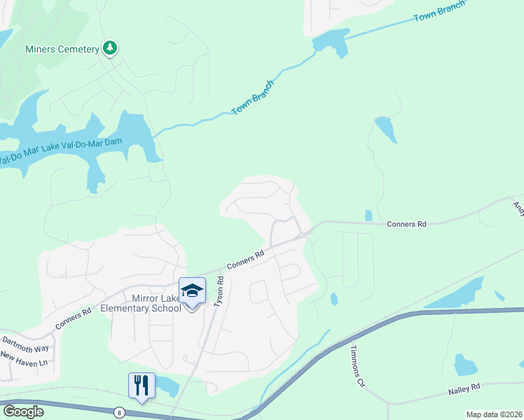 map of restaurants, bars, coffee shops, grocery stores, and more near 317 Freeman Circle in Villa Rica