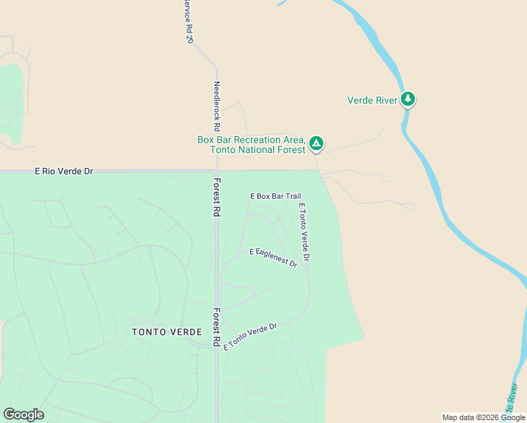 map of restaurants, bars, coffee shops, grocery stores, and more near 27917 North Quail Spring Road in Rio Verde