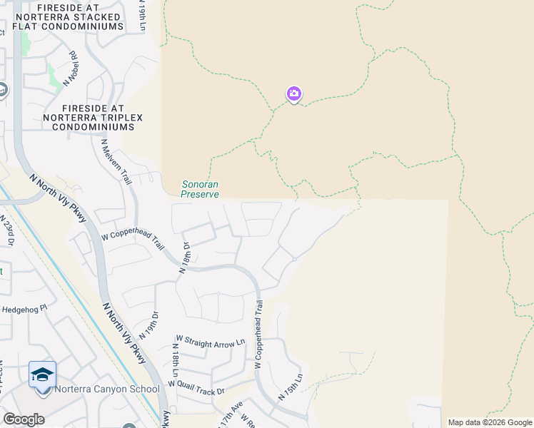 map of restaurants, bars, coffee shops, grocery stores, and more near 1608 West White Feather Lane in Phoenix