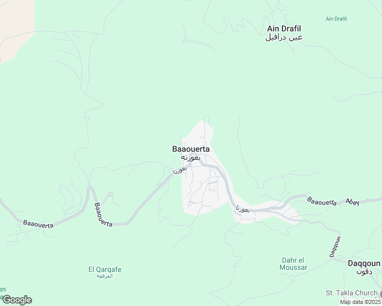 map of restaurants, bars, coffee shops, grocery stores, and more near Baaouerta in Aalay