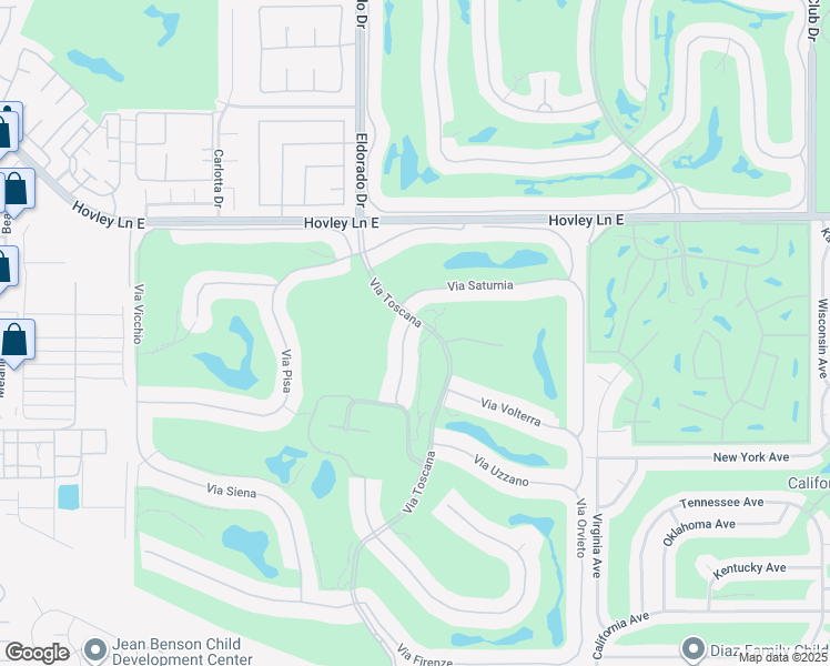 map of restaurants, bars, coffee shops, grocery stores, and more near 42450 Via Prato in Indian Wells