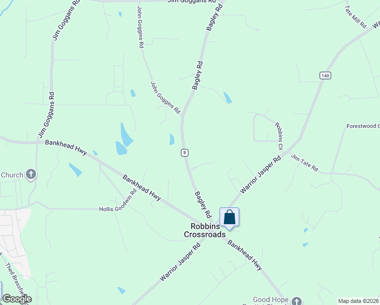 map of restaurants, bars, coffee shops, grocery stores, and more near 7883 Bagley Road in Dora