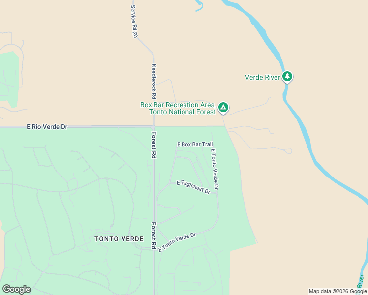 map of restaurants, bars, coffee shops, grocery stores, and more near 27917 North Quail Spring Road in Rio Verde