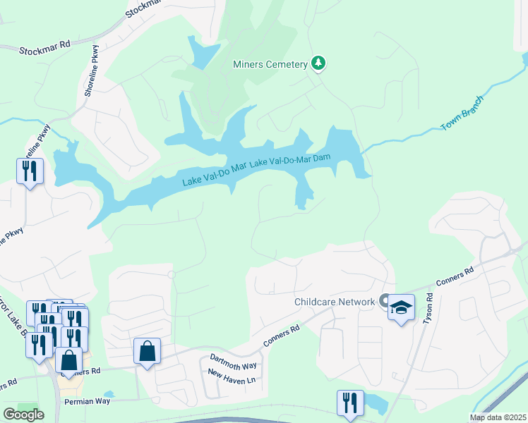 map of restaurants, bars, coffee shops, grocery stores, and more near 5003 Fairview Circle in Villa Rica