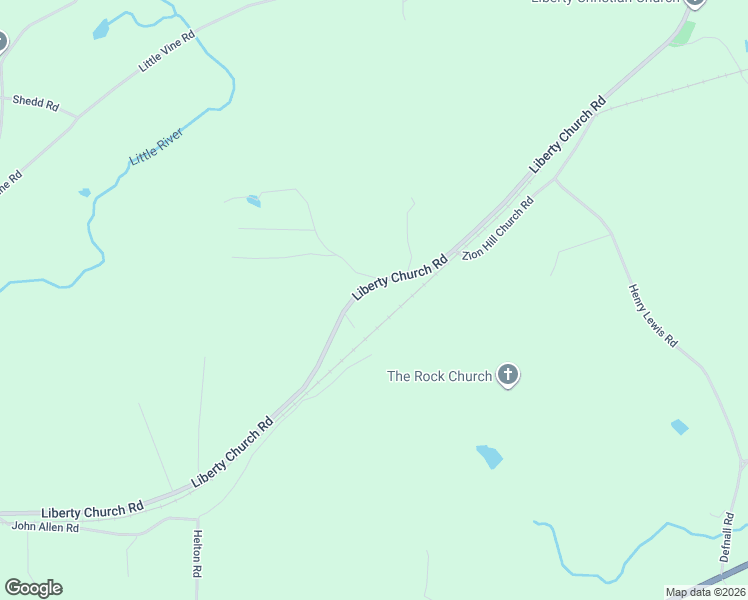 map of restaurants, bars, coffee shops, grocery stores, and more near 1109 Liberty Church Road in Bremen