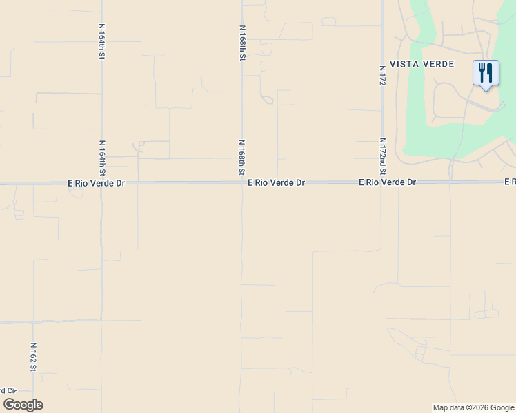 map of restaurants, bars, coffee shops, grocery stores, and more near 27981 North 168th Street in Scottsdale