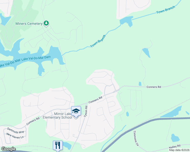 map of restaurants, bars, coffee shops, grocery stores, and more near 338 Freeman Circle in Villa Rica