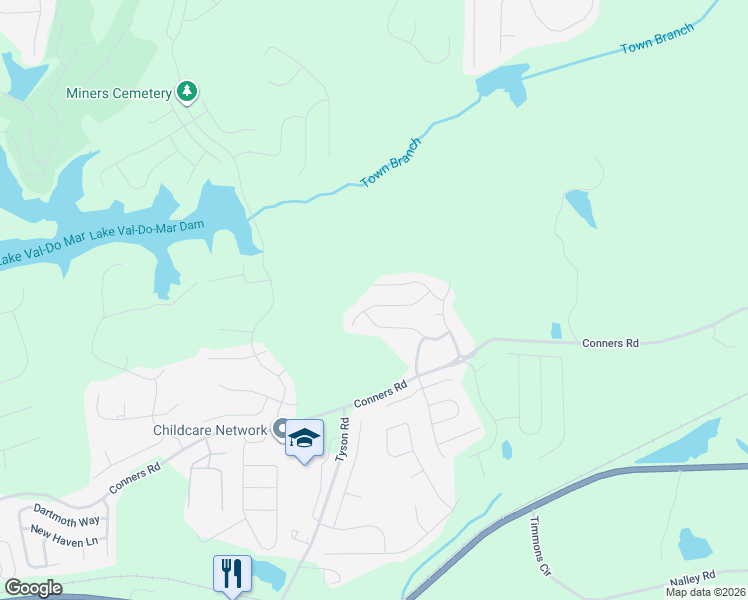 map of restaurants, bars, coffee shops, grocery stores, and more near 338 Freeman Circle in Villa Rica