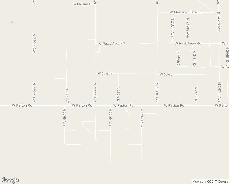 map of restaurants, bars, coffee shops, grocery stores, and more near 28318 North 253rd Drive in Wittmann