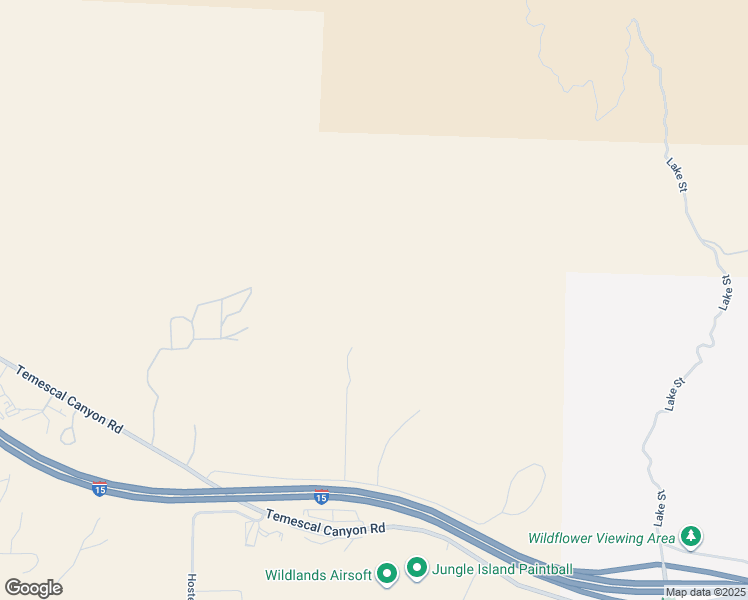 map of restaurants, bars, coffee shops, grocery stores, and more near 14800 Concordia Ranch Road in Lake Elsinore