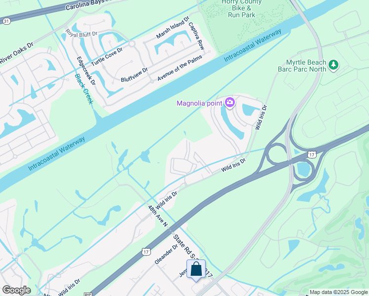 map of restaurants, bars, coffee shops, grocery stores, and more near 4881 Dahlia Court in Myrtle Beach