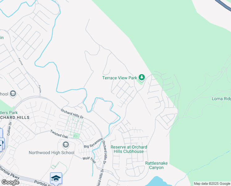 map of restaurants, bars, coffee shops, grocery stores, and more near Fiore in Irvine