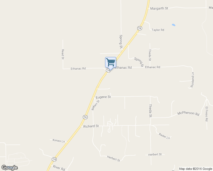 map of restaurants, bars, coffee shops, grocery stores, and more near 26026 California 74 in Perris