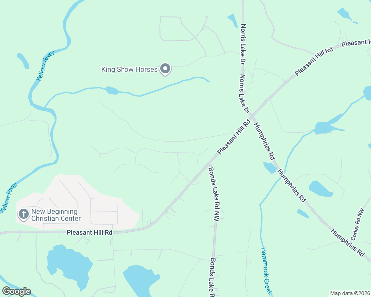 map of restaurants, bars, coffee shops, grocery stores, and more near 8422 Falling Rocks Way in Lithonia