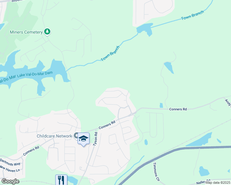 map of restaurants, bars, coffee shops, grocery stores, and more near 512 Amelia Court in Villa Rica