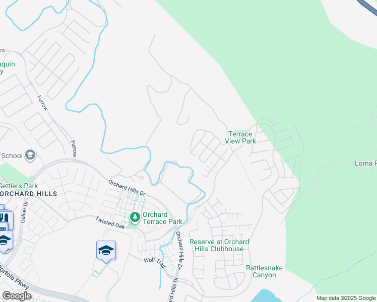 map of restaurants, bars, coffee shops, grocery stores, and more near 309 Paradiso in Irvine