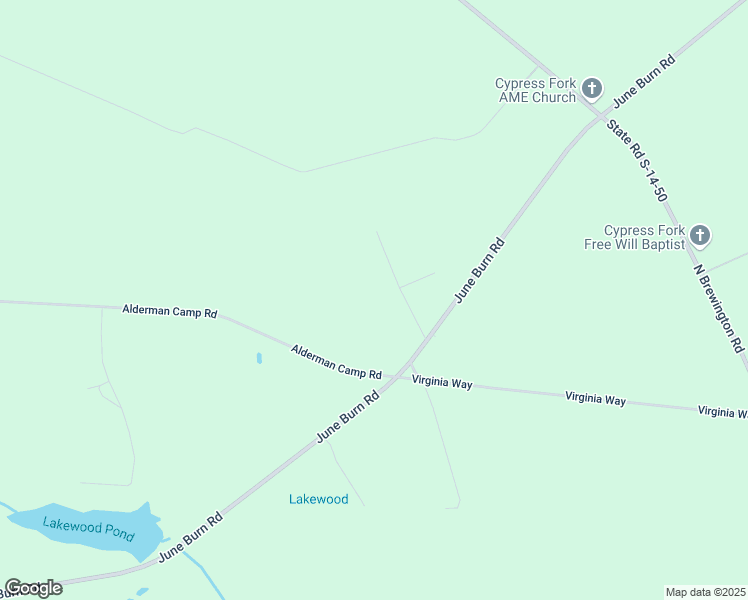 map of restaurants, bars, coffee shops, grocery stores, and more near 1121 Whistle Top Lane in Alcolu