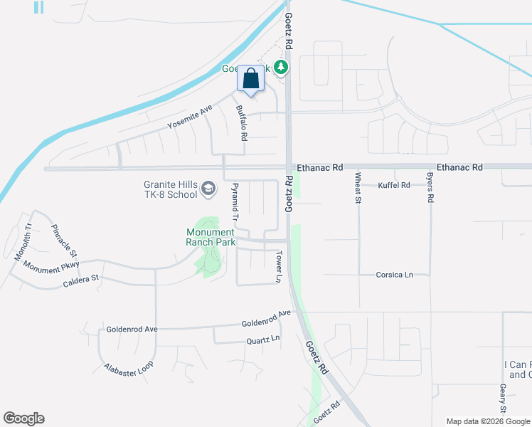 map of restaurants, bars, coffee shops, grocery stores, and more near 3587 Rock Butte Place in Perris