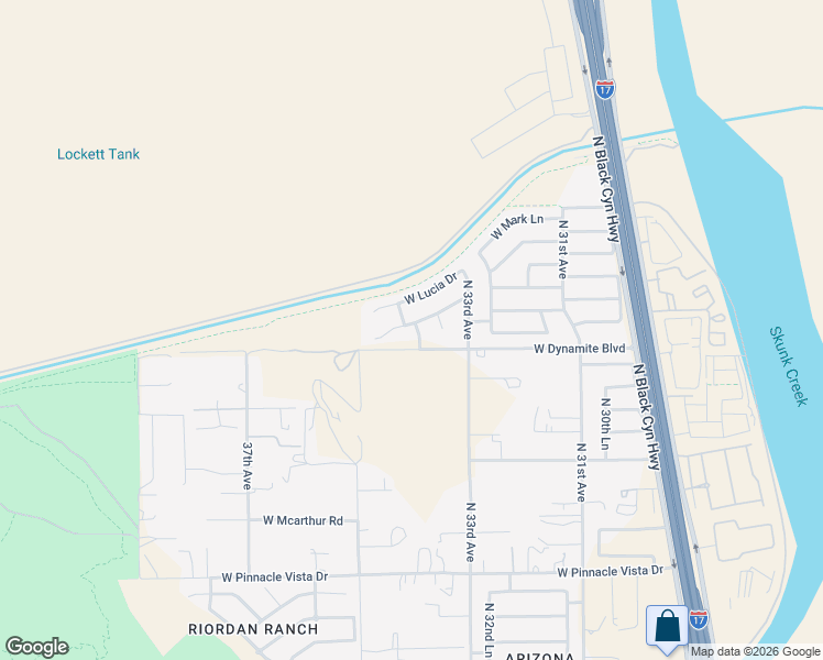 map of restaurants, bars, coffee shops, grocery stores, and more near 3349 West Desert Vista Trail in Phoenix