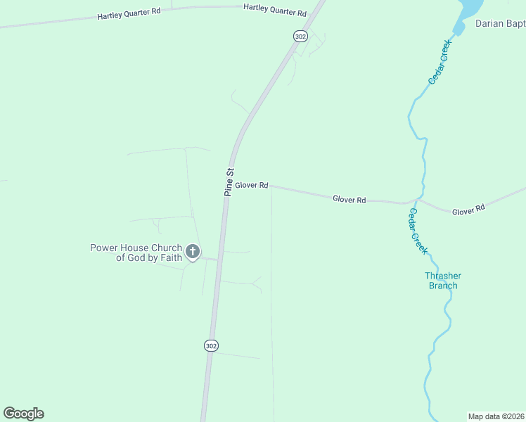 map of restaurants, bars, coffee shops, grocery stores, and more near 711 Glover Road in Pelion