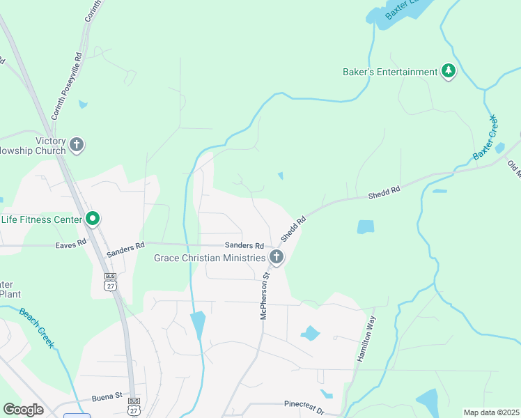 map of restaurants, bars, coffee shops, grocery stores, and more near 75 McPherson Lane in Bremen