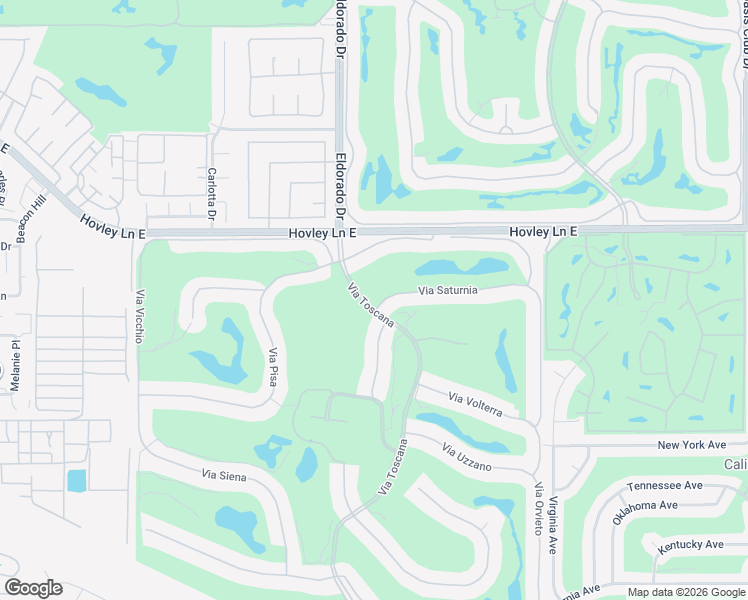 map of restaurants, bars, coffee shops, grocery stores, and more near 76054 Via Saturnia in Indian Wells