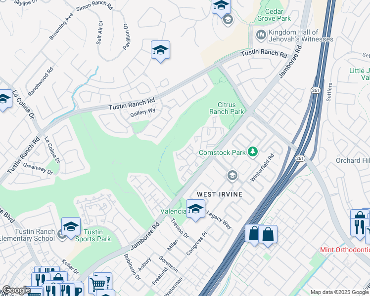 Walk Score Detail Map