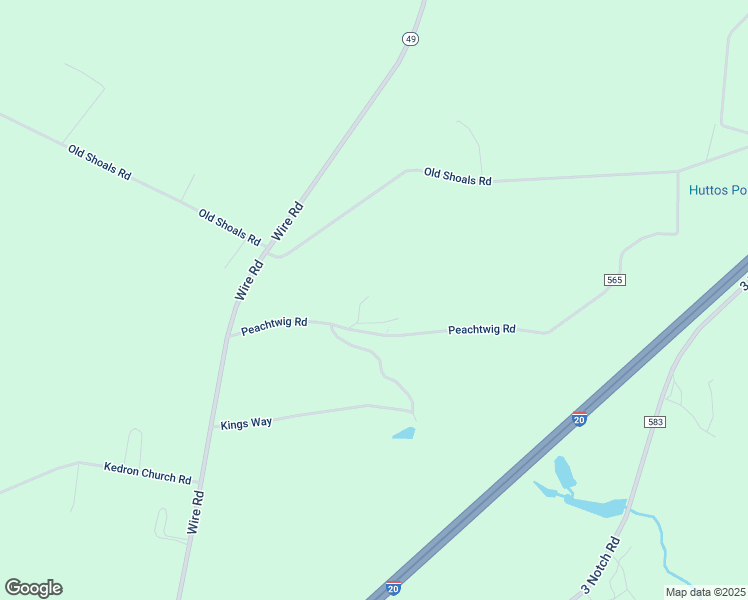 map of restaurants, bars, coffee shops, grocery stores, and more near 151 Peachtwig Road in Monetta