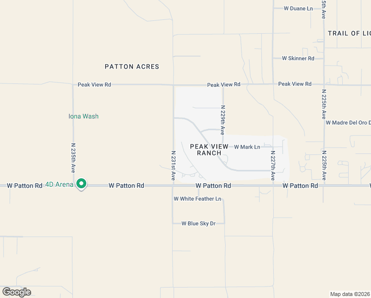 map of restaurants, bars, coffee shops, grocery stores, and more near 28431 North Rambling Rock Court in Wittmann