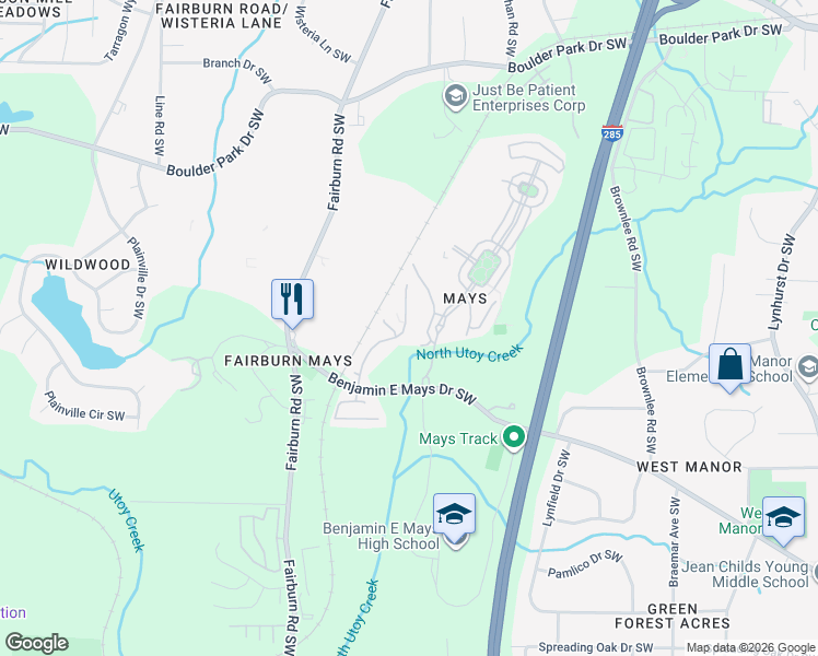 map of restaurants, bars, coffee shops, grocery stores, and more near 762 Celeste Lane in Atlanta