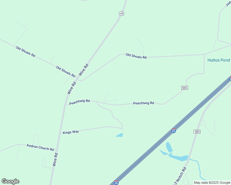map of restaurants, bars, coffee shops, grocery stores, and more near 151 Peachtwig Road in Monetta
