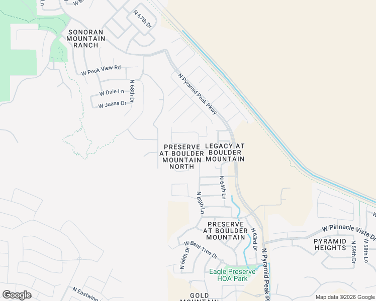 map of restaurants, bars, coffee shops, grocery stores, and more near 28508 North 66th Avenue in Phoenix