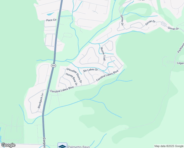 map of restaurants, bars, coffee shops, grocery stores, and more near 702 Bramblewood Drive in Myrtle Beach