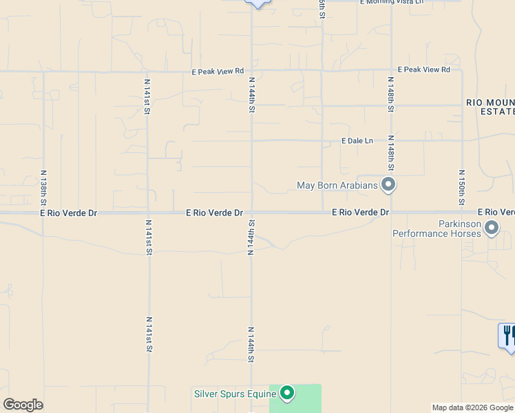 map of restaurants, bars, coffee shops, grocery stores, and more near in Maricopa County