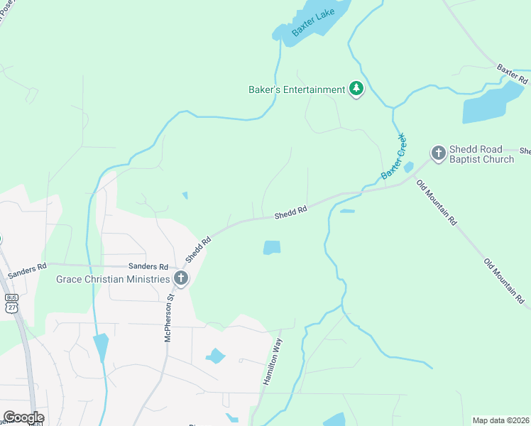 map of restaurants, bars, coffee shops, grocery stores, and more near 1096 Shedd Road in Bremen