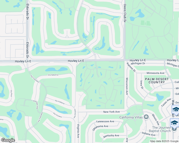 map of restaurants, bars, coffee shops, grocery stores, and more near 42215 Sultan Avenue in Palm Desert