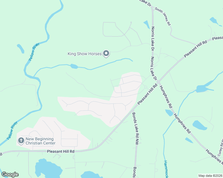 map of restaurants, bars, coffee shops, grocery stores, and more near 1735 Norris Lake Drive in Snellville